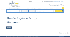 Desktop Screenshot of dorsetcottages.com