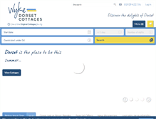 Tablet Screenshot of dorsetcottages.com